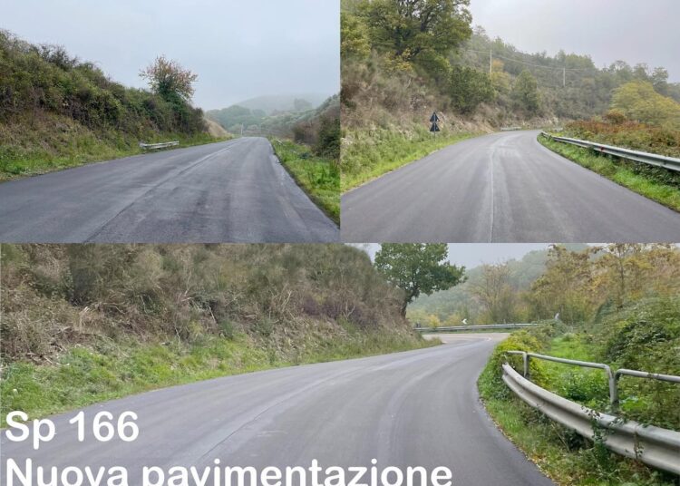 Bonefro. Eseguiti i lavori di rifacimento del manto stradale sulla provinciale 166. Il sindaco Montagano ringrazia la Provincia.