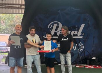 Larino. Il giovane talentuoso batterista Michele Minore Stelluti brilla al concorso nazionale di Reggio Emilia.