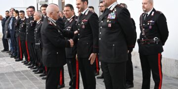 Il Generale Castello in visita al comando provinciale: un ritorno alle origini nel segno della legalità e della vicinanza al cittadino.
