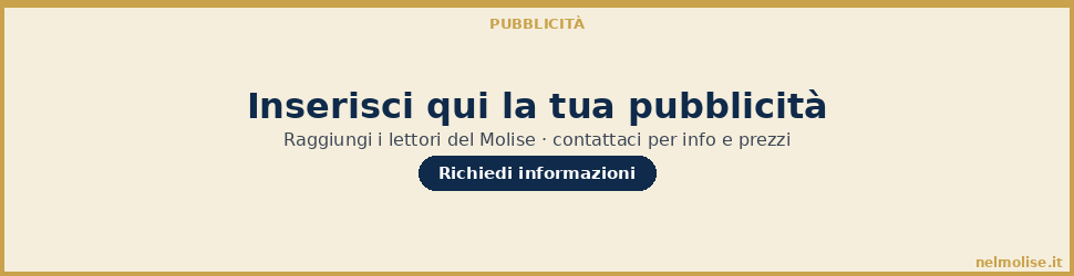 Spazio pubblicitario disponibile — contattaci